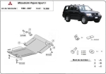 Метална кора под двигател MITSUBISHI PAJERO SPORT от 1998 до 2006