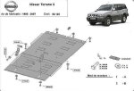 Метална кора под скоростна кутия за NISSAN TERRANO II (R20) от 1992 до 2007