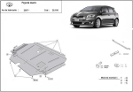 Метална кора под двигател TOYOTA AURIS от 2006 до 2010