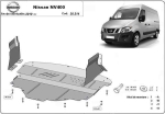 Метална кора под двигател и скоростна кутия NISSAN NV400 пътнически от 2011