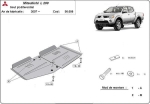 Метална кора под скоростната кутия и диференциал MITSUBISHI L200 от 2006