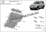 Метална кора под двигател, радиатор и предна броня за TOYOTA LAND CRUISER (J90) от 1995 до 2002