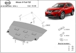 Метална кора под двигател и скоростна кутия NISSAN X-TRAIL 2014-2019