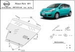 Метална кора под двигател и скоростна кутия NISSAN NOTE от 2006 до 2013