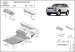 Метална кора под двигател TOYOTA LAND CRUISER J120 от 2002 до 2009