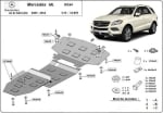 Метална кора под двигател и скоростна кутия MERCEDES ML (W164) от 2005 до 2010