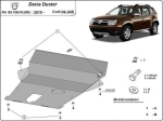 Метална кора под двигател, скоростна кутия и радиатор - алуминиева 6mm DACIA DUSTER от 2010 до 2013