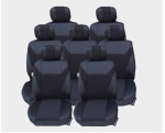 Калъфи/тапицерия за VW Touran, Sharan, Ford Galaxy, Citroen C8, Peugeot 307SW, Citroen C4 Grand Picasso, Peugeot 806, 807, Черен