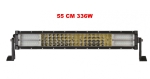55 См 336W Мощен 7D 7Д Led Bar Лед Диоден Бар Прожектор 12V 24V 4 Редов