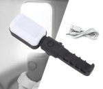 LED работна лампа / фенер - 2400mAH батерия, зареждане през USB - магнит и кука за закачане - 150 луменa