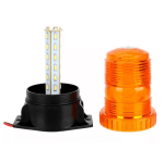 LED Лед Сигнална Аварийна Лампа, Маяк, 130mm x 74mm, 12V - 24V, 30 SMD Диода За Трактор, Електрокар, Мотокар, Селскостопански Машини и др.