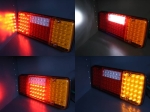 2 броя Компчлект LED стопове за ремарке , бус , ТИР , камион 12V