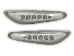 Диодни мигачи BMW E46 (01-05) / Е60 / X3 (04-09) - хром
