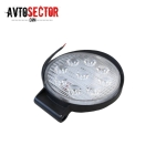 LED халоген 9 LED - 27w , Кръгъл 1 брой за АТВ , ДЖИП , Мотор и други