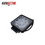 LED халоген 27w - Квадрат - 9 led IP67 1бр