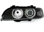 Кристални фарове Angel Eyes BMW E39 (1995-2000) - черни