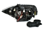 Кристални фарове за BMW E87 Angel Eyes (2004-2007) - черни