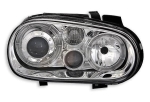 Кристални фарове Angel Eyes GOLF IV R32 - хром