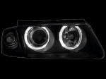 Кристални фарове Angel Eyes VW PASSAT 3B/ B5 (1997-2000) - черни