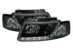 Кристални фарове Dayline VW PASSAT 3B/ B5 (97-00) - черни