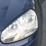 Вежди за фаровете VW Golf 5 - черни