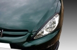 Вежди за фарове за Peugeot 307 (2001-2004) Pre Facelift - черни
