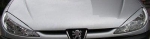 Вежди за фаровете PEUGEOT 206 - черни