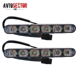 Комплект мощни LED дневни светлини с мигач 12V 36W