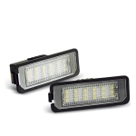 LED плафони за регистрационен номер за VW GOLF IV GOLF V PASSAT B6 PASSAT CC EOS PHATEON NEW BEETLE 06- SCIROCO LUPO 99-06 POLO 9N3