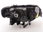 Кристални фарове Angel Eyes BMW X5 E53 (1999-2003) - черни