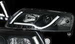 Кристални фарове с лайтбар за Audi A6 4F (2004-2008)