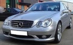 Решетка за Mercedes W203 (00-07) sedan - 4 ребра черна