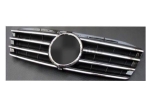 Решетка за Mercedes W203 (00-07) sedan - 4 ребра черна