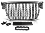 Решетка без емблема за Audi A4 B8 (2008-2011) - RS Look с хром рамка