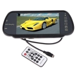 Огледало с цветен 7" LCD дисплей с USB вход и Bluetooth