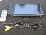 Огледало с цветен 7" LCD дисплей с USB вход и Bluetooth