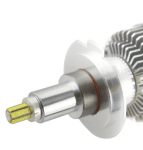 Комплект 3D CSP LED ЛЕД диодни крушки H7 Х7 12V 100W 20000lm за фарове Canbus без грешки 360° градуса