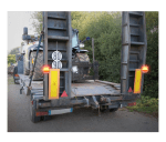 Комплект Безжични Диодни Лед Led Стопове Wireless С Магнит Неон Neon Ефект 12V-24V за Ремарке Каравана Платформа и др.