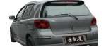 Спойлер антикрило за Toyota Yaris (1999-2006) - черен гланц