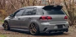 Спойлер антикрило за Volkswagen Golf 6 GTI / R20 AK Style - черен гланц
