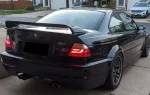 Спойлер за багажник за BMW E46 (1998-2005) LTW M3 GT Class 2 - черен гланц