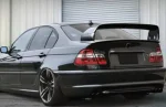 Спойлер за багажник за BMW E46 (1998-2005) LTW M3 GT Class 2 - черен гланц