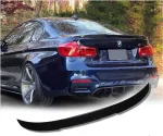 Спойлер за багажник за BMW F30 (2011-2018) M4 Style - черен гланц