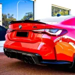 Спойлер за багажник за BMW G23 (2021+) M4 design - черен гланц