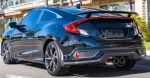 Спойлер за багажник за Honda Civic (2016-2020) GT Plane Style - черен гланц