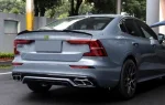 Спойлер за багажник за Volvo S60 (2019-2022) - черен гланц