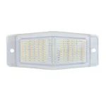 Стационарна LED Габаритна лампа с 2 светлини - Жълто/Бяло 24 диода 24V