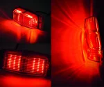 Стационарна LED сигнална / габаритна лампа – Червена  12V/24V
