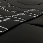 3D Тапицерия за седалки кожена Streetech Classy - черна с бели елементи