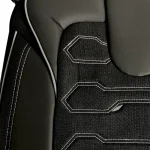 3D Тапицерия за седалки кожена Streetech Sport SP11 - черна